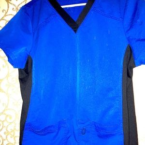 Blue ScrubStar Scrub Top
